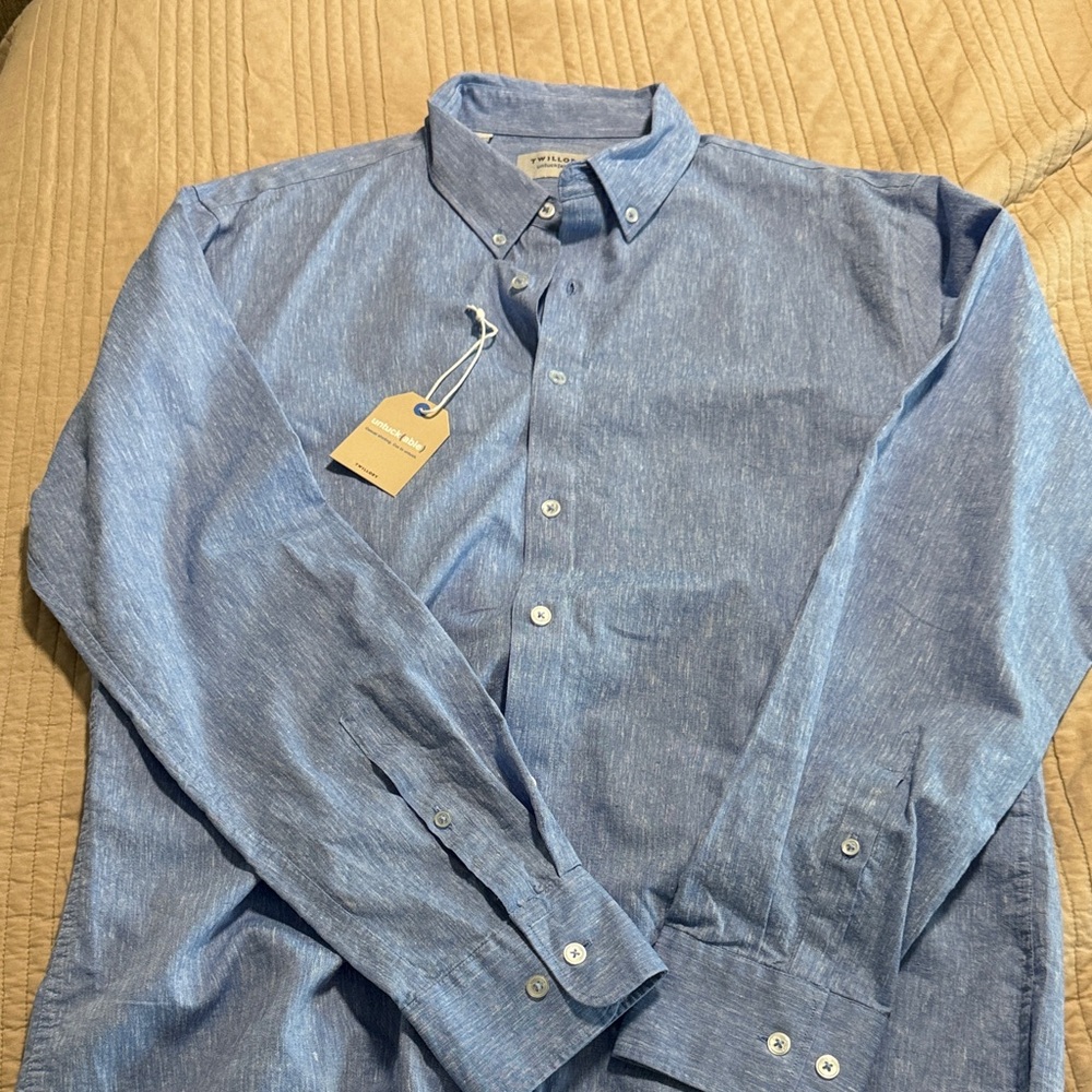 J. Crew Light Blue Casual Button-Down Shirt